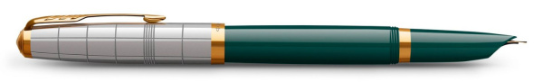 Ручка перьев. Parker 51 Premium (CW2169074) Forest Green GT F сталь нержавеющая подар.кор.