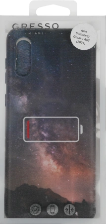 Чехол (клип-кейс) Gresso для Samsung Galaxy A02 Meridian черный (GR17AAAE8923)