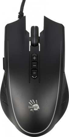 Мышь A4Tech Bloody Q81 Curve черный оптическая (6200dpi) USB (8but)