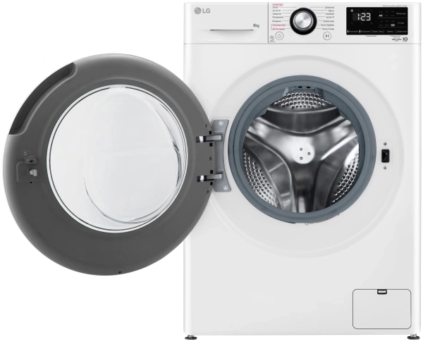 Стиральная машина LG F2V3PS6W класс: A загр.фронтальная макс.:8кг белый инвертер