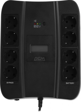 Источник бесперебойного питания Powercom Spider SPD-750U LCD 450Вт 750ВА черный