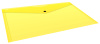 Конверт на кнопке Бюрократ Double Neon DNEPK803A4YEL A4 гориз. пластик 0.15мм желтый