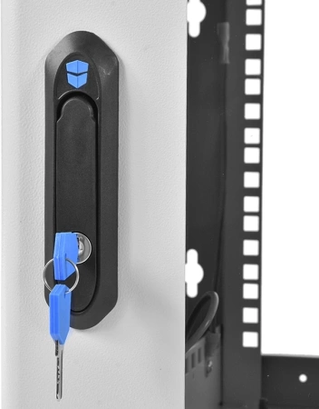 Шкаф коммутационный ЦМО (ШРН-6.500) напольный 6U 599x529мм пер.дв.стекл 200кг серый 470мм 14кг 180град. 346мм IP20 металл