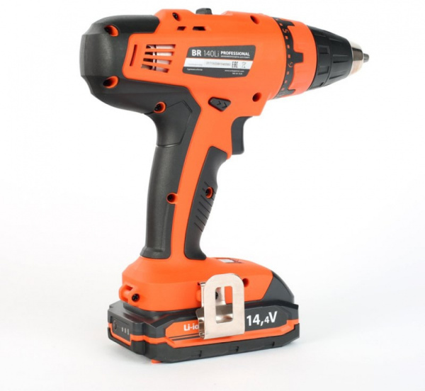 Дрель-шуруповерт Patriot BR 140Li аккум. патрон:быстрозажимной (кейс в комплекте) (180301520)