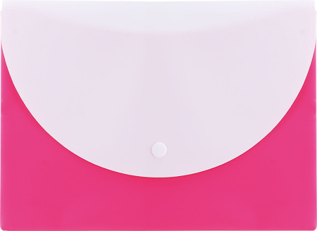 Конверт на кнопке Deli E38978 A5 гориз. расшир. полипропилен 0.18мм ассорти