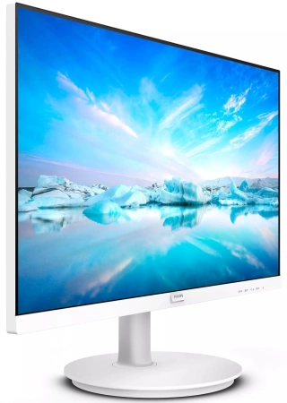 Монитор Philips 23.8" 241V8AW/01 IPS FHD бел HDMI VGA M/M 75Hz 250cd In