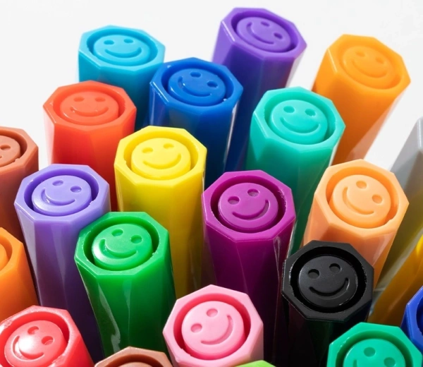 Фломастеры Deli EC155-24 пулевидный пиш. наконечник 24цв. коробка с европодвесом