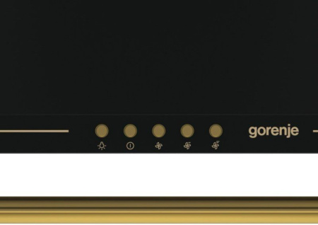 Вытяжка каминная Gorenje Classico WHC63CLB антрацит управление: кнопочное (1 мотор)