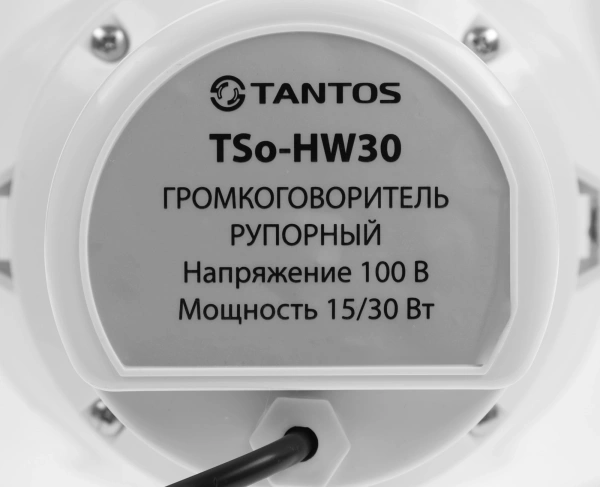 Громкоговоритель Tantos TSo-HW30 рупорный 30Вт белый (00-00025066)