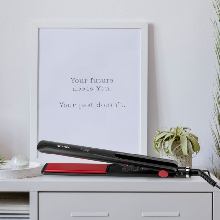 Выпрямитель Vitek VT-8282 BK 44Вт черный/красный (макс.темп.:220С)