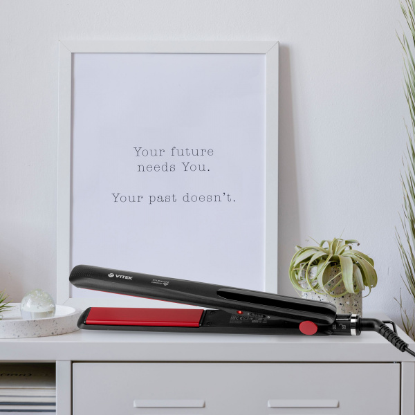 Выпрямитель Vitek VT-8282 BK 44Вт черный/красный (макс.темп.:220С)