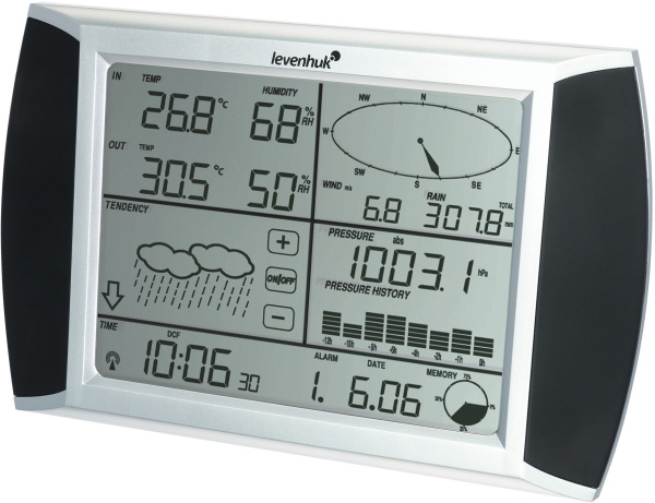 Погодная станция Levenhuk LP300 серебристый/черный