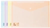 Конверт на кнопке Deli EF766 A4 гориз. расшир. полипропилен 0.16мм ассорти