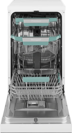 Посудомоечная машина Weissgauff DW 4539 Inverter Touch AutoOpen белый (узкая) инвертер