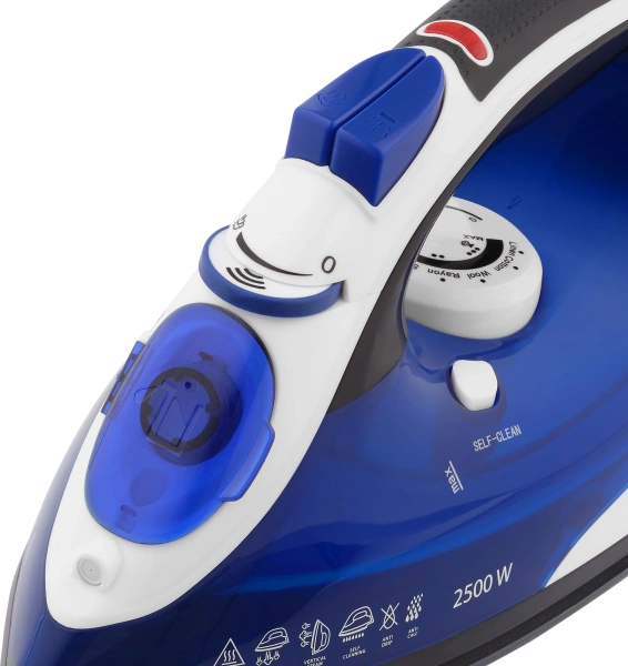 Утюг Vitek VT-8337 2500Вт синий/белый/серый