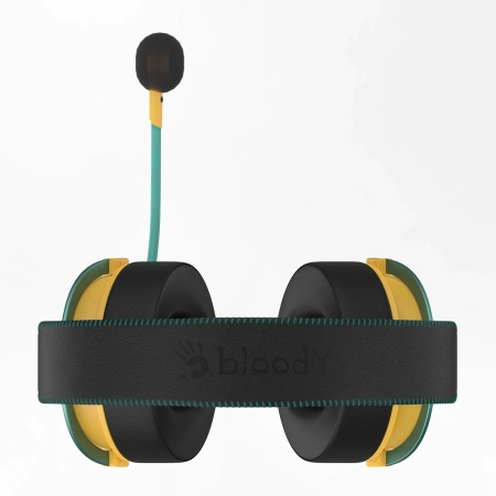 Наушники с микрофоном A4Tech Bloody M595 Renegade желтый 2.5м мониторные USB (M595)