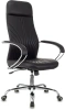 Кресло руководителя Бюрократ CH-610SL черный эко.кожа крестов. металл хром пластик черный