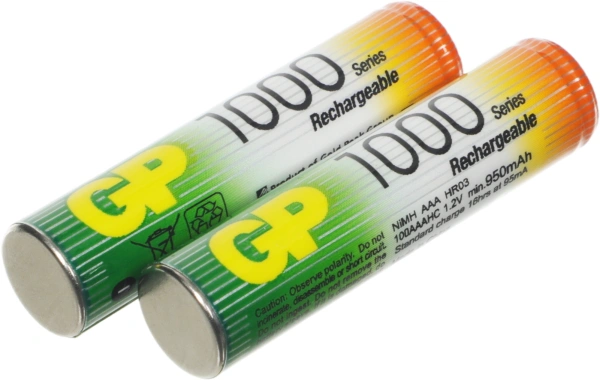 Аккумулятор GP 100AAAHC AAA NiMH 1000mAh (2шт)