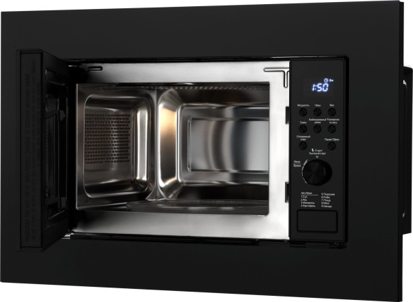 Микроволновая печь Weissgauff HMT-620 Grill 20л. 700Вт черный (встраиваемая)