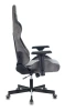 Кресло игровое Zombie VIKING 7 KNIGHT Fabric серый Loft ромбик текстиль/эко.кожа с подголов. крестов. металл
