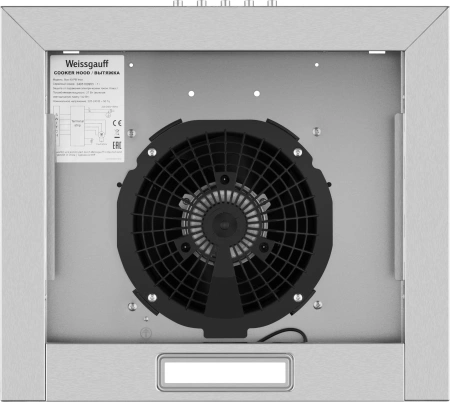 Вытяжка каминная Weissgauff Box 40 PB нержавеющая сталь управление: кнопочное (1 мотор)
