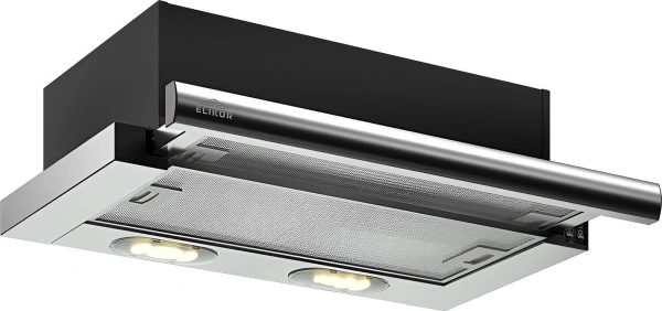 Вытяжка встраиваемая Elikor Интегра 60Н-400-В2Л нержавеющая сталь/нержавеющая сталь управление: кнопочное (1 мотор)