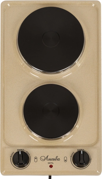 Плита Электрическая Лысьва ЭПБ 22 кремовый/рябчик эмаль (настольная)