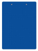 Папка-планшет Бюрократ -PD6004/BLUE A4 пластик 1.2мм синий