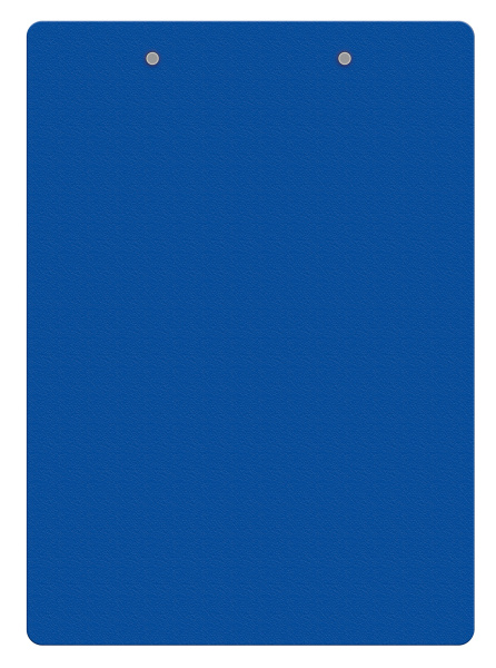 Папка-планшет Бюрократ -PD6004/BLUE A4 пластик 1.2мм синий