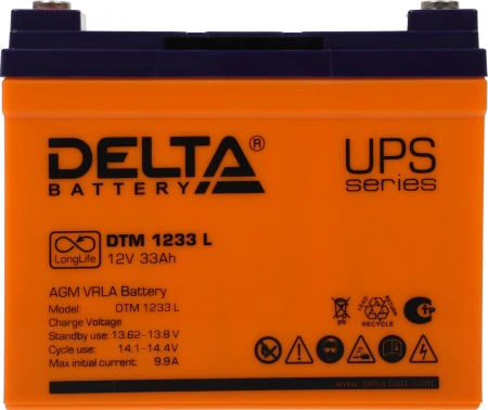 Батарея для ИБП Delta DTM 1233 L 12В 33Ач
