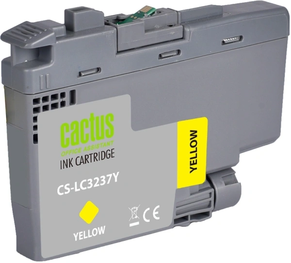 Картридж струйный Cactus CS-LC3237Y желтый (18.4мл) для Brother HL-J6000DW/J6100DW