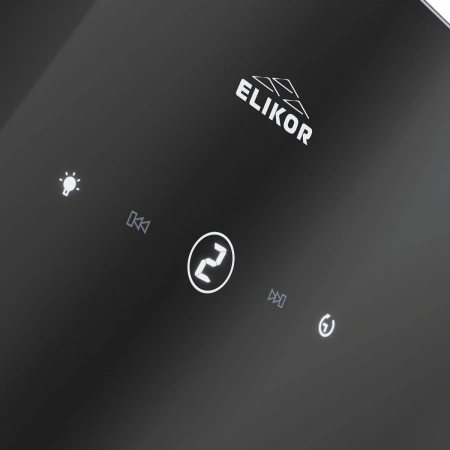 Вытяжка каминная Elikor Rise BK50 черный управление: сенсорное (1 мотор)