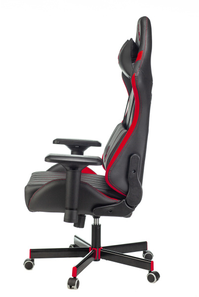 Кресло игровое A4Tech Bloody GC-990 черный/красный эко.кожа крестов. металл