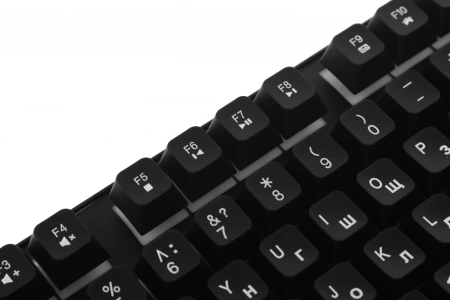 Клавиатура Defender Arx GK-196L RU черный USB for gamer LED
