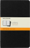 Блокнот Moleskine CAHIER JOURNAL QP316 Large 130х210мм обложка картон 80стр. линейка черный (3шт)