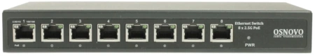 Коммутатор Osnovo SW-8D-1(120W) неуправляемый