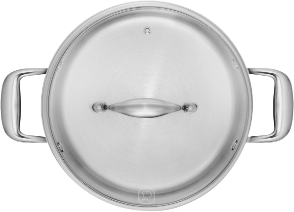 Кастрюля Rondell Vintage RDS-344 5л. d=24см (с крышкой) стальной