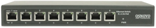 Коммутатор Osnovo SW-8D-1(120W) неуправляемый