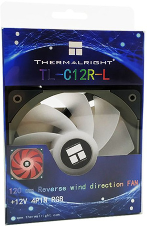 Вентилятор для корпуса Thermalright TL-C12R-L Reverse RGB 120х120x25 4-pin 25.6дБ Ret