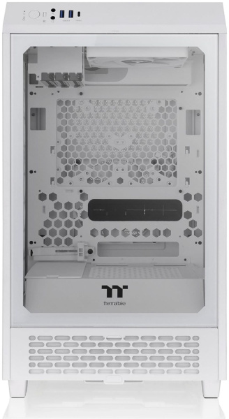 Корпус Thermaltake The Tower 200 белый без БП miniITX 6x120mm 4x140mm 2xUSB3.0 audio bott PSU