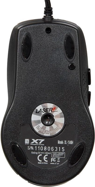 Мышь A4Tech XL-750BH рисунок лазерная (3600dpi) USB2.0 (6but)