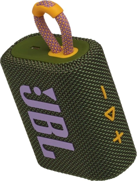 Колонка порт. JBL GO 3 зеленый 4.2W 1.0 BT (JBLGO3GRN)