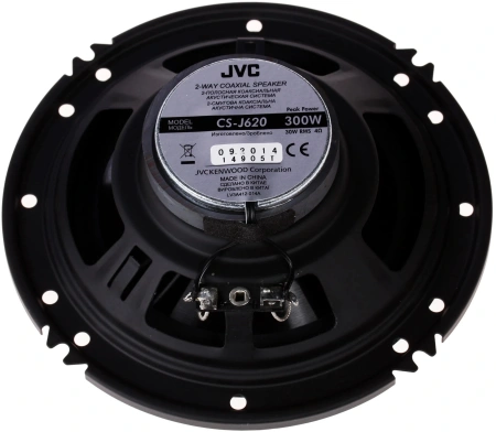 Колонки автомобильные JVC CS-J620 300Вт 92дБ 4Ом 16см (6дюйм) (ком.:2кол.) коаксиальные двухполосные