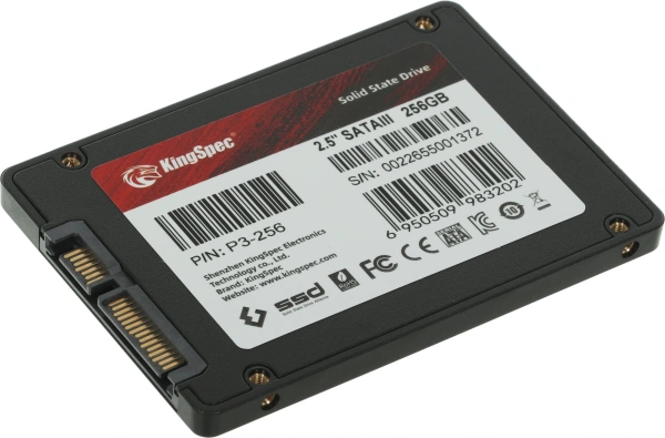 Накопитель SSD Kingspec SATA III 256Gb P3-256 2.5"