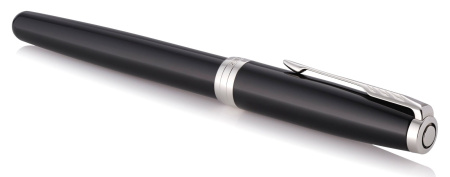 Набор ручек Parker Sonnet (CW2093259) LaqBlack CT M подар.кор. ручка роллер, ручка шариковая