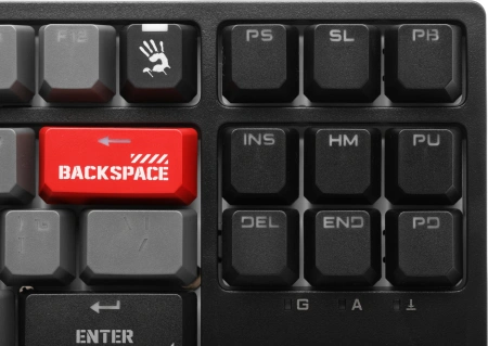 Клавиатура A4Tech Bloody S87 Energy механическая черный/красный USB for gamer LED (S87 USB ENERGY RE