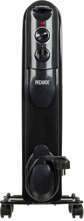 Радиатор масляный Ресанта ОМПТ-7НЧ 1500Вт черный