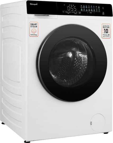 Стиральная машина Weissgauff WMD 788 класс: A+++ загр.фронтальная макс.:12кг (с сушкой) белый инвертер