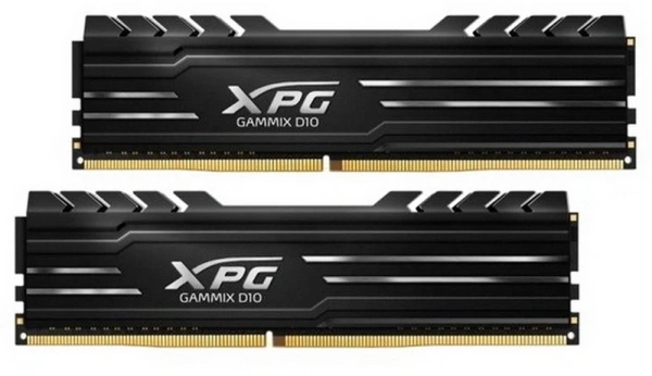 Память DDR4 2x8Gb 3200MHz A-Data AX4U32008G16A-DB10 XPG Gammix D10 RTL Gaming PC4-25600 CL16 DIMM 288-pin 1.35В kit с радиатором Ret
