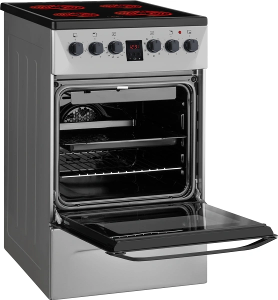 Плита Электрическая Weissgauff WES 2V16 SE Premium Line серебристый стеклокерамика (без крышки)